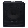 Sound Town METIS-15SDPW METIS Series 1800 Watts 15” Powered PA DJ Subwoofer with Class-D Amplifier, 4-inch Voice Coil - Front Panel