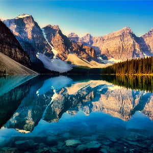 Moraine lake reflections canada