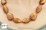 Flat Facet Strand - Dark Bronze Shimmer