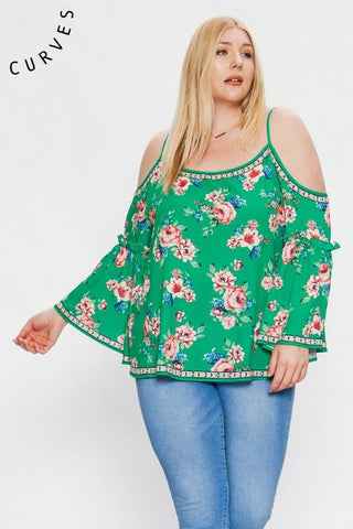 SOMEWHERE OVER THE RAINBOW TOP {CURVY}