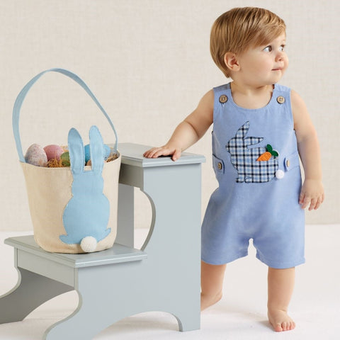 CANVAS BUNNY BASKET