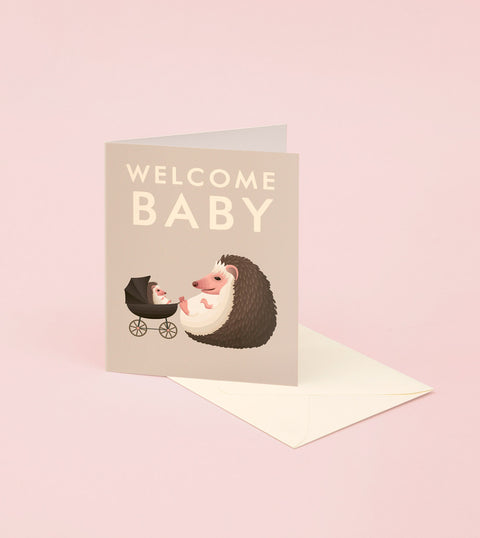 HEDGEHOG BABY CARD