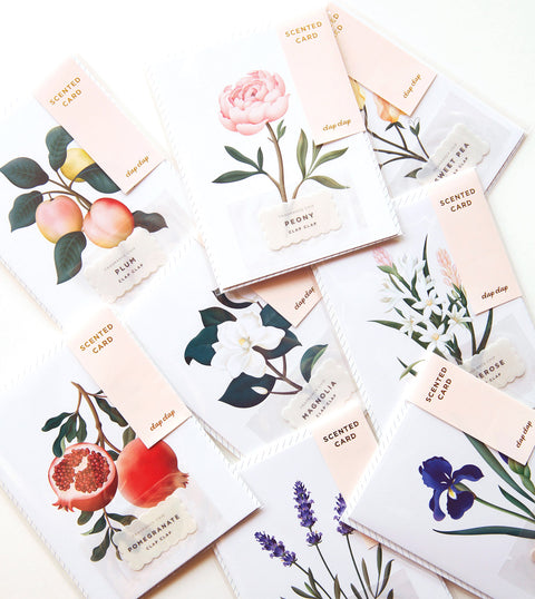 BOTANICAL SCENTED CARD – SANDALWOOD