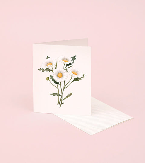 BOTANICAL SCENTED CARD – DAISY