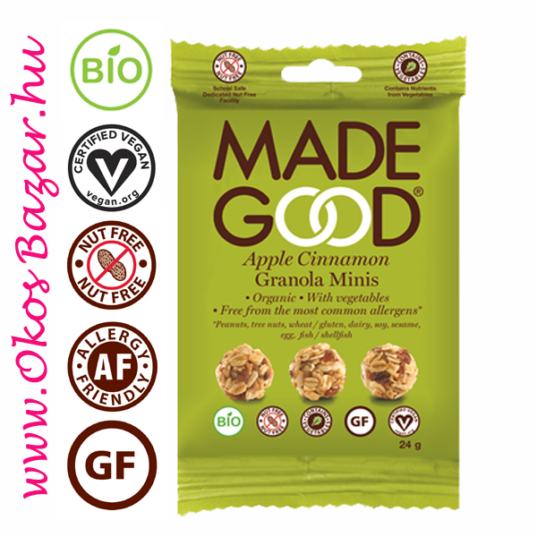 MadeGood almás-fahéjas mini granola