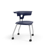 Image Title KI RK2100H15NB Ruckus Plastic Chair with Casters 15" Seat Height - Free Shipping