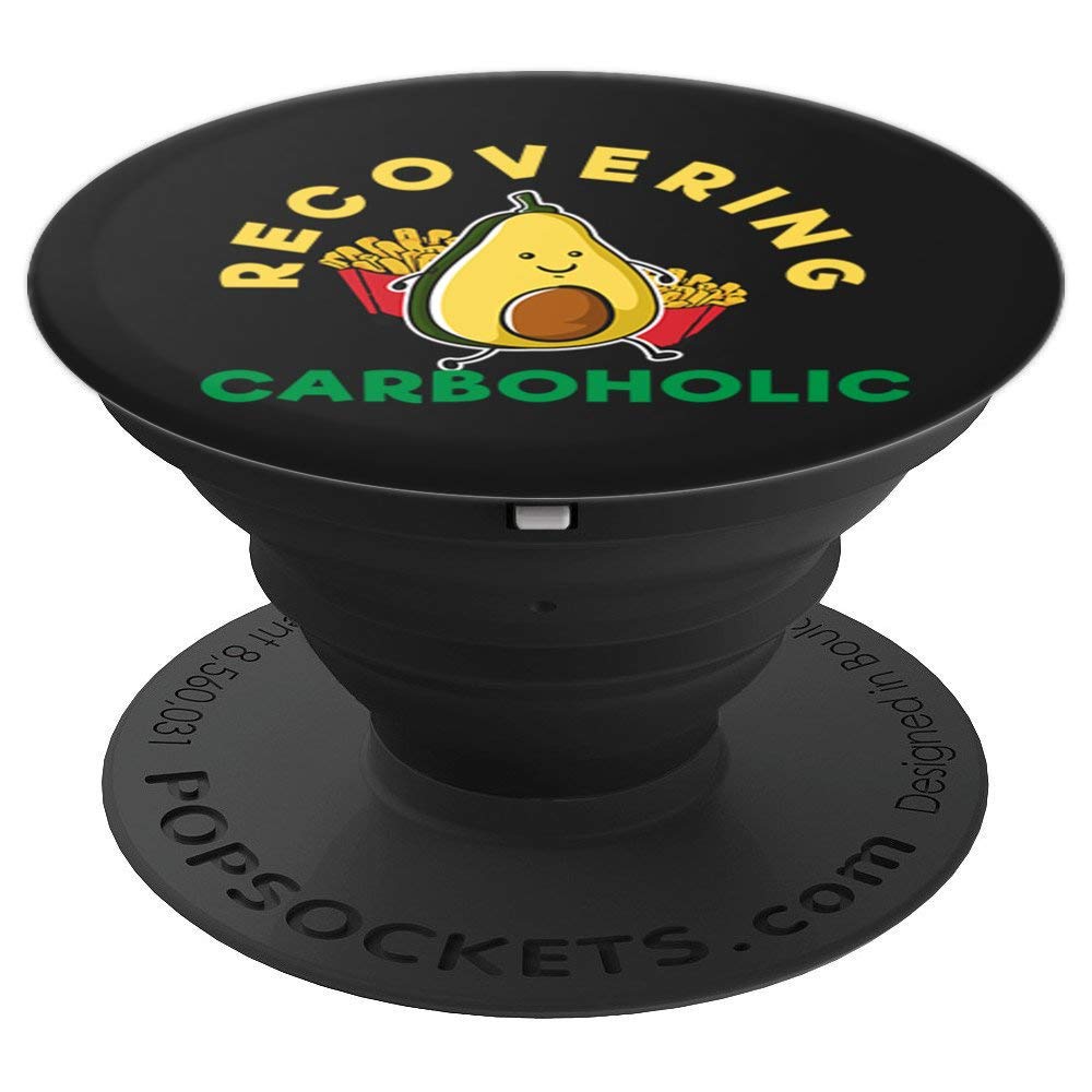 Avocado PopSocket For Phones and Tablets (Recovering Carboholic)