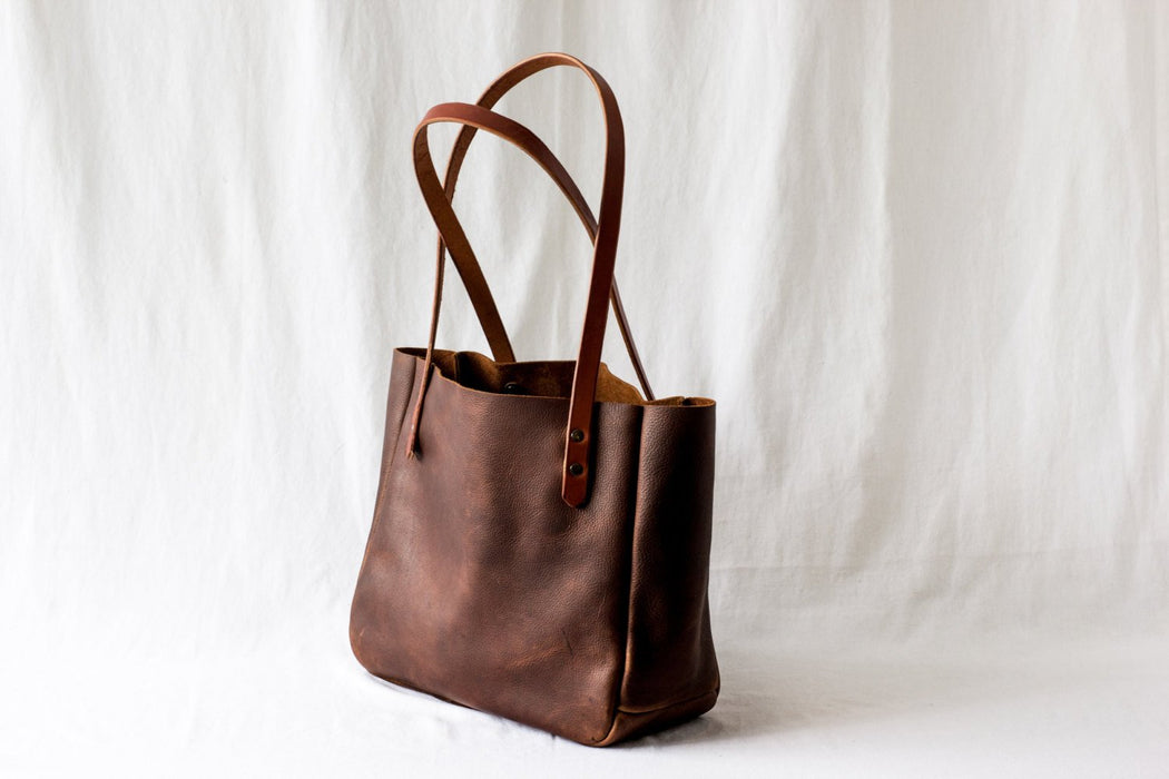 SMALL TOTE Henna Brown • Everyday Leather Bag