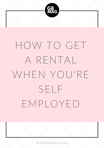 how to get a rental when self-employed