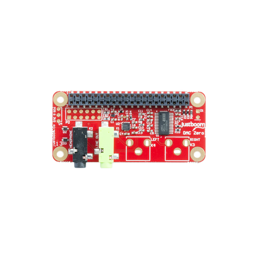 JustBoom DAC Zero for Raspberry Pi Zero - 384kHz / 32 bit
