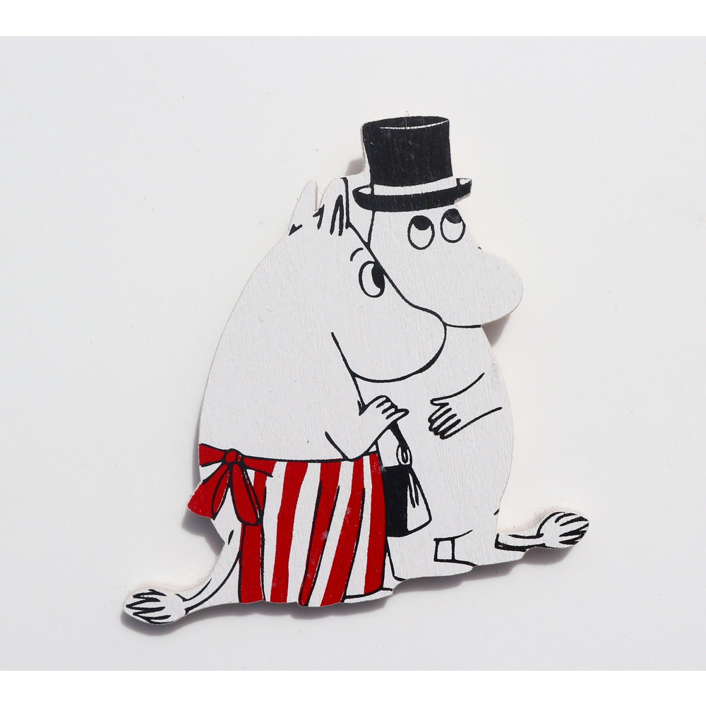 Wooden Magnet Moominmamma And Moominpappa