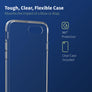 Altigo iPhone 8 Plus Case (Also fits iPhone 7 Plus) - Clear Case with White Screen Protector