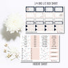 Sheer Elegance - INDIVIDUAL Sticker Sheets