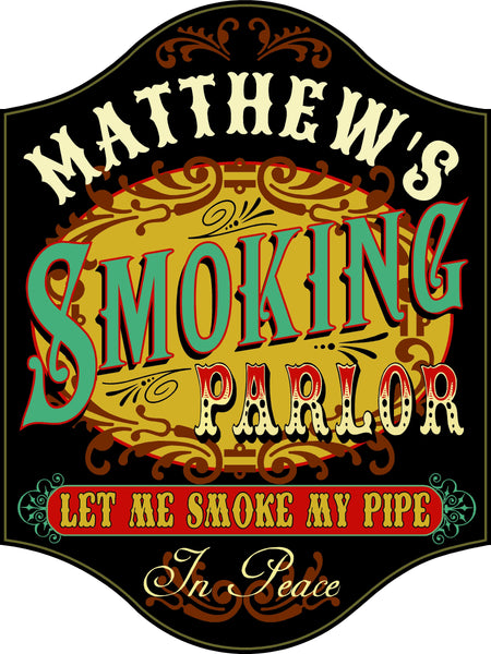 Smoking Parlour 1 - Sign