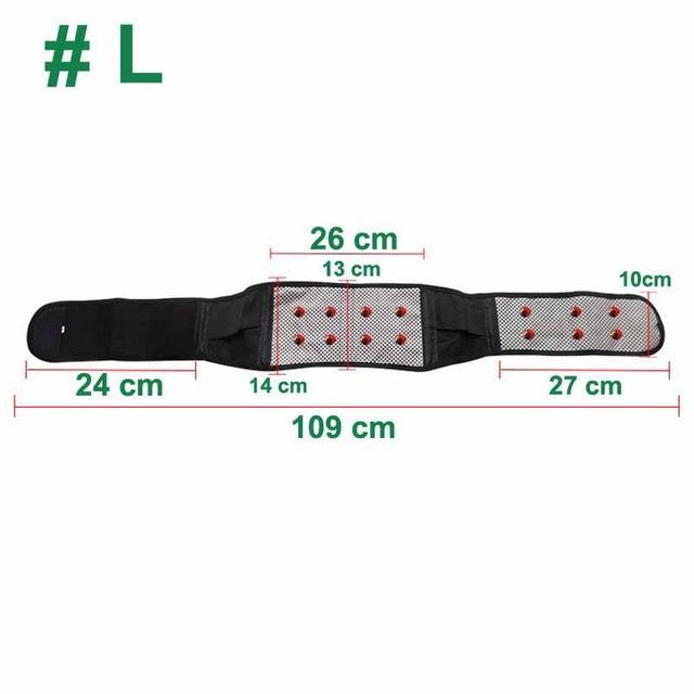 * Tcare Adjustable Waist Tourmaline Self Heating Magnetic Therapy Back Waist Support Belt Lumbar-Health Care-TcareGlobal Store-L-EpicWorldStore.com
