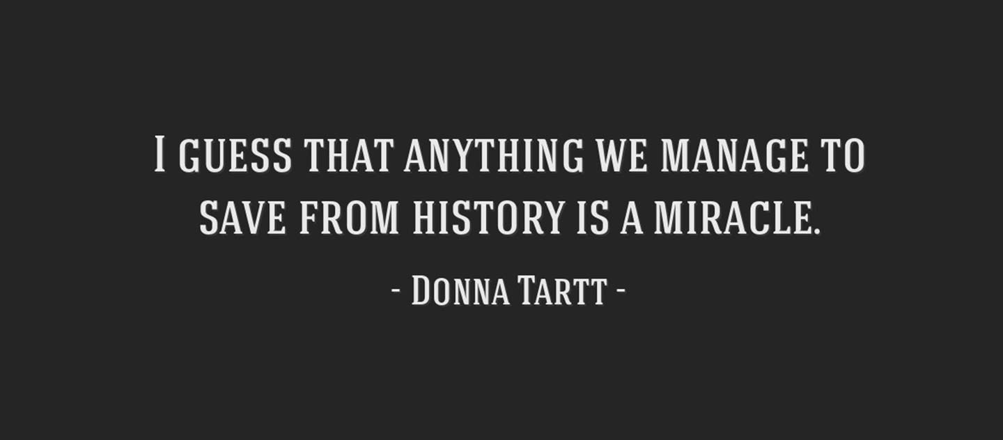 Donna Tartt Quote from Goldfinch Book