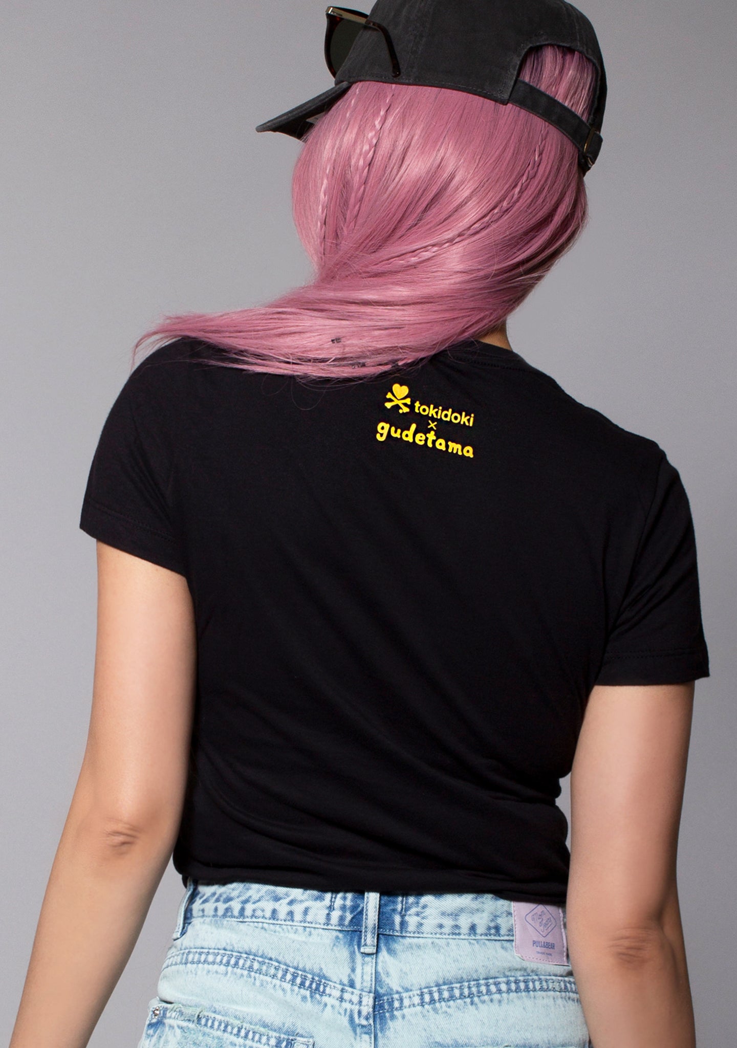 X Gudetama Leave Me Alone Tee in Black