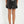 Black Sequin Wrap Skirt