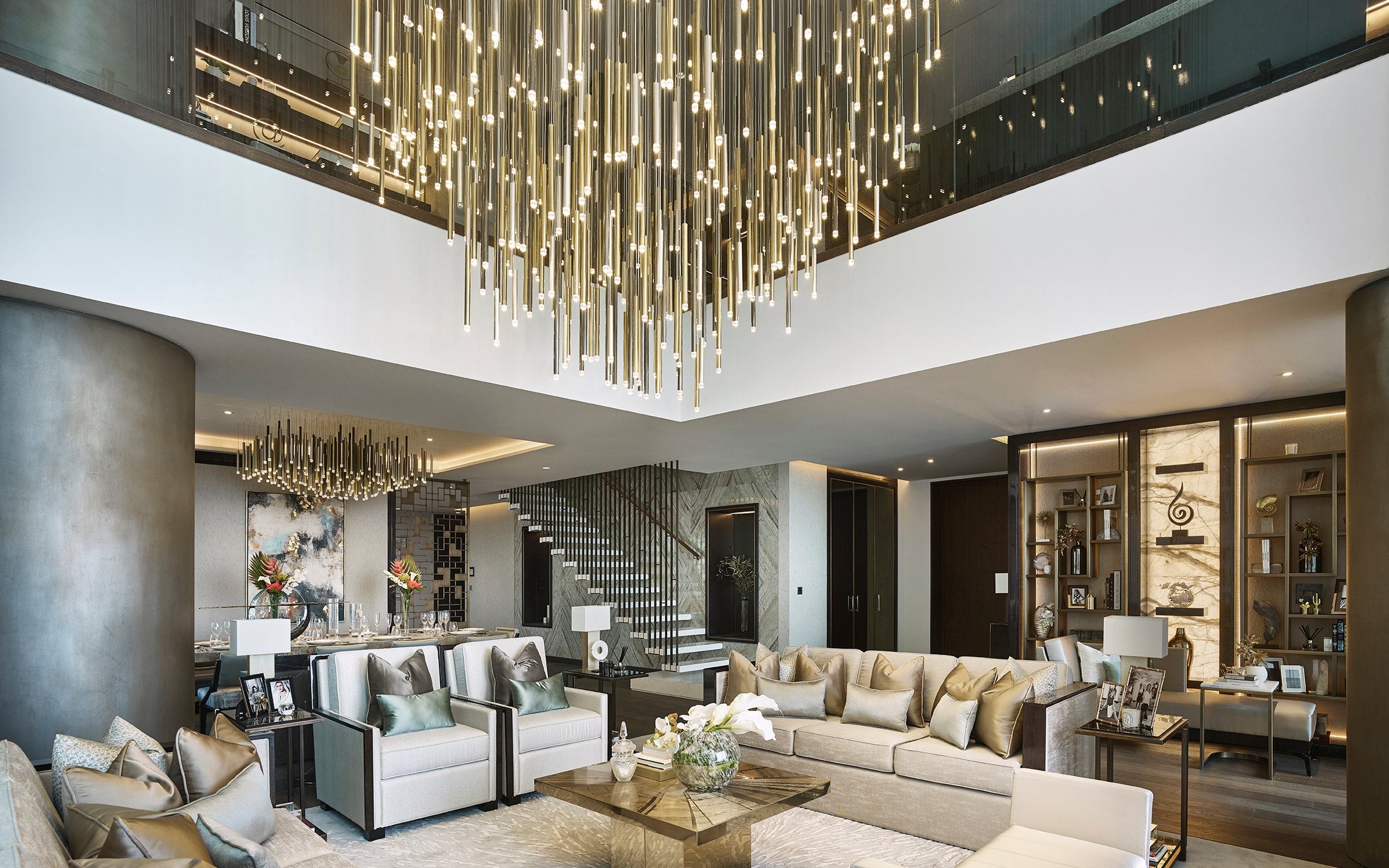 modern statement lights for living room