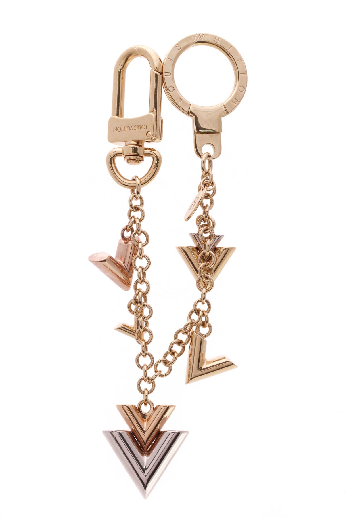 Louis Vuitton Jingle V Chain Bag Charm - Silver/Gold – Couture USA