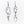 Topanga Earrings - Sterling Silver