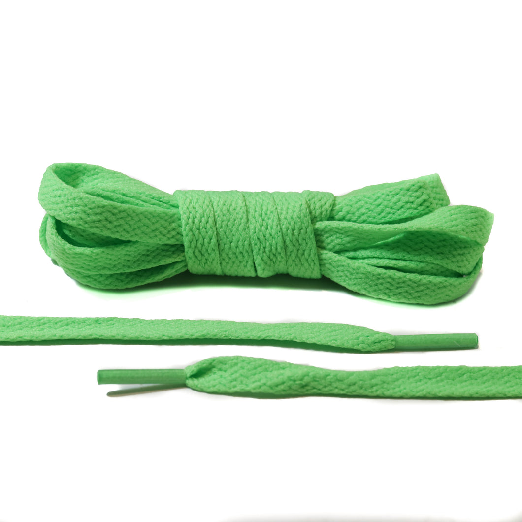 flat green laces