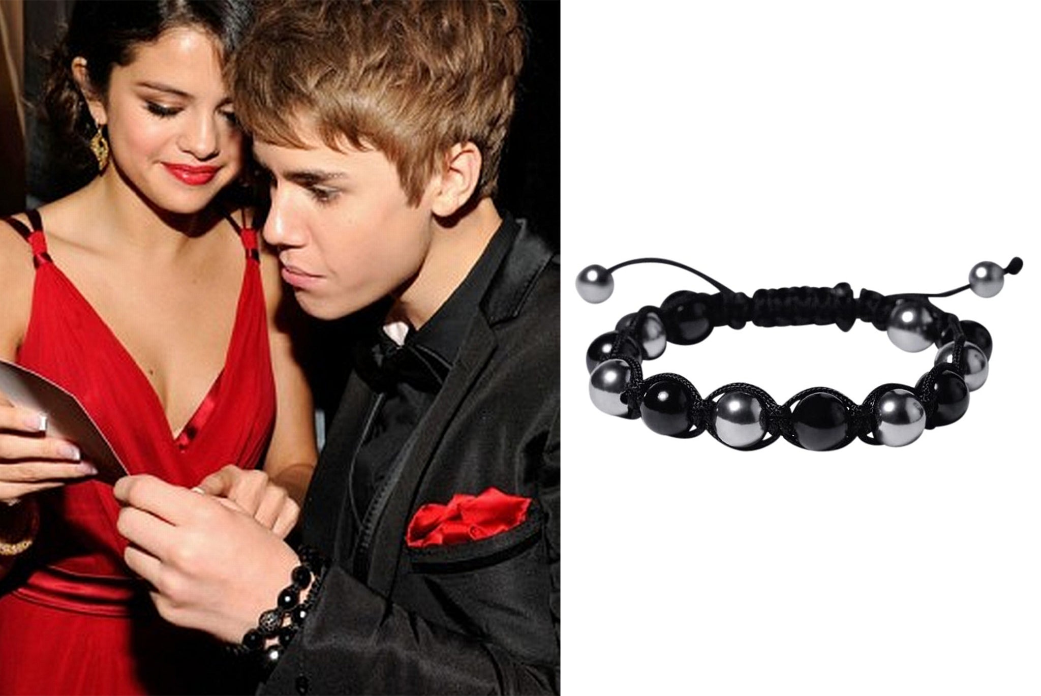 Shamballa Bead Bracelet worn by Justin Bieber
