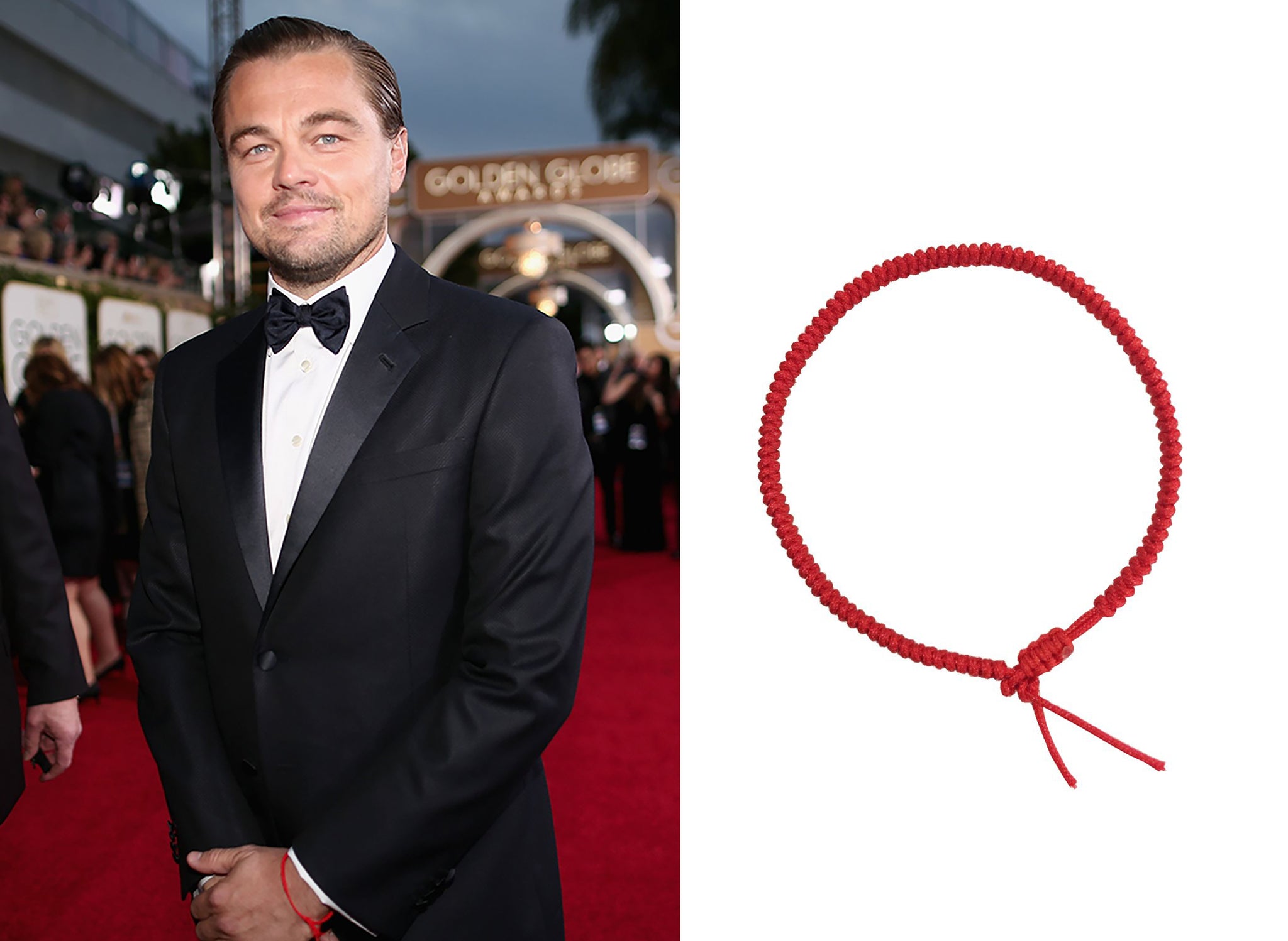 Red String Bracelet worn by Leonardo DiCaprio