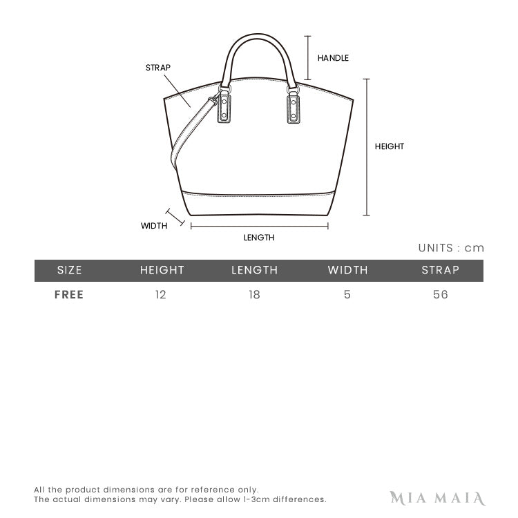Balenciaga Everyday Camera Bag XS | Size Chart | Mia-Maia.com