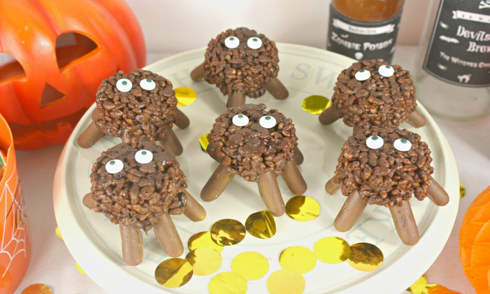 Creepy Halloween Party Chocolate Spiders I Halloween Party Ideas Blog I My Dream Party Shop I UK