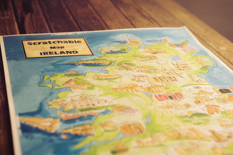 Scratchable Map Ireland 