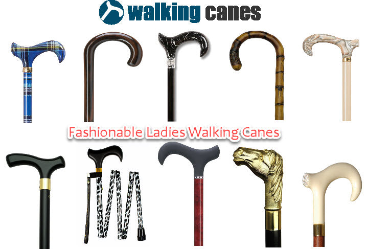 fashionable ladies walking canes