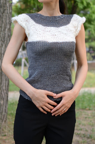 easy knitting pattern for ladeis sweater