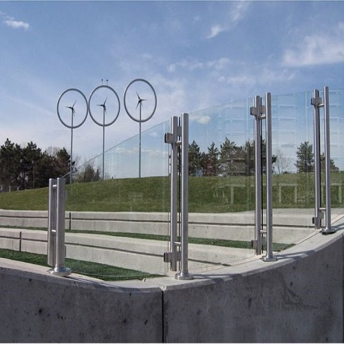 Glass Metal railings_Ontario Science centre