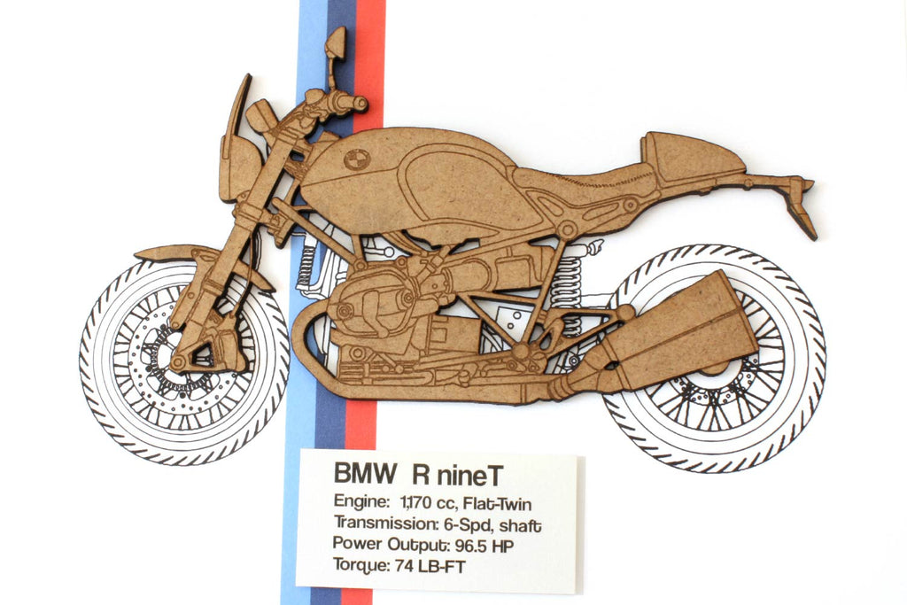 BMW R nineT motorcycle art