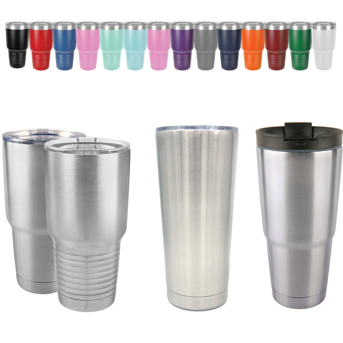 30 oz Logo Blank or Personalized Insulated Stainless Steel Tumbler Bulk Stainless Steel Tumblers Cheap