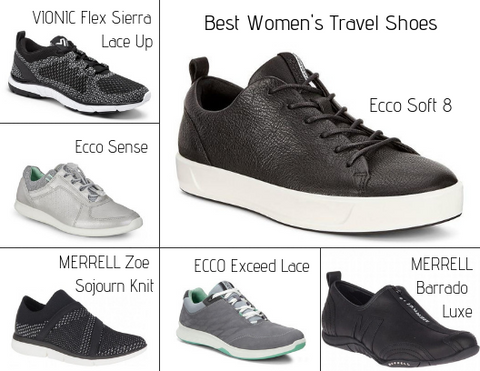 ecco walking shoes for travel