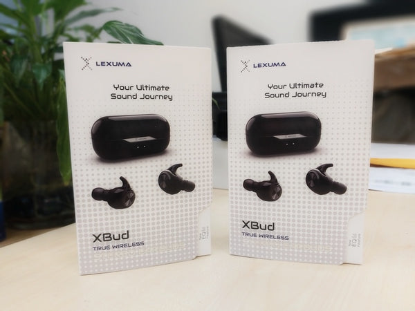 true wireless music Lexuma wireless bluetooth earbuds earphones headphones charging case packaging 辣數碼 無線藍牙耳機 