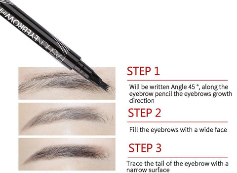 Microblading Waterproof Eyebrow Pen - Long Lasting Eyebrow Tattoo Pencil