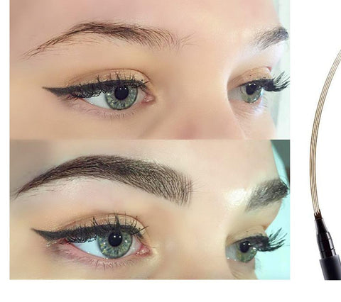 Microblading Waterproof Eyebrow Pen - Long Lasting Eyebrow Tattoo Pencil