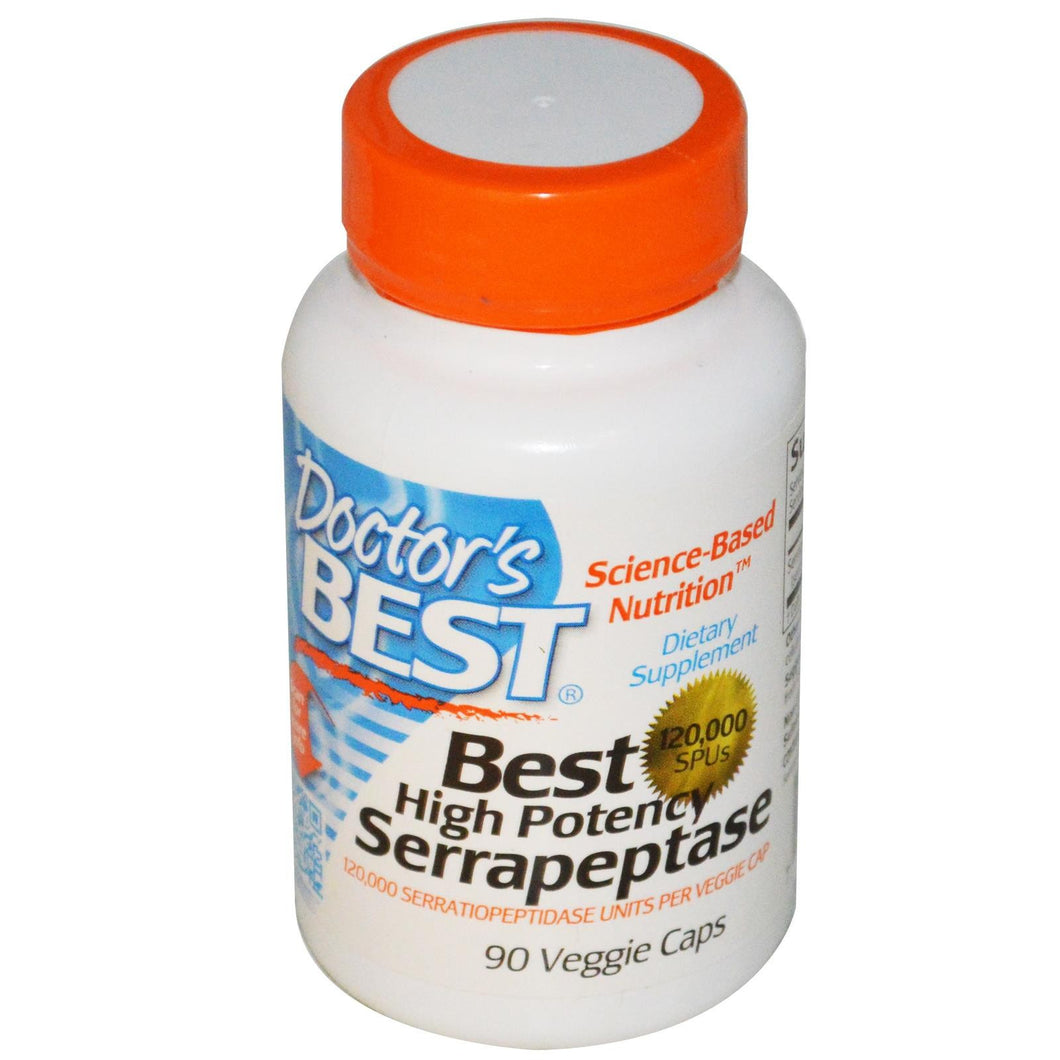 doctor-s-best-high-potency-serrapeptase-120-000-spu-s-90-veggie-caps