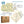 Organic Cotton Produce Bags (7pcs) PLUS Beeswax Food Wraps Pack (3pcs)
