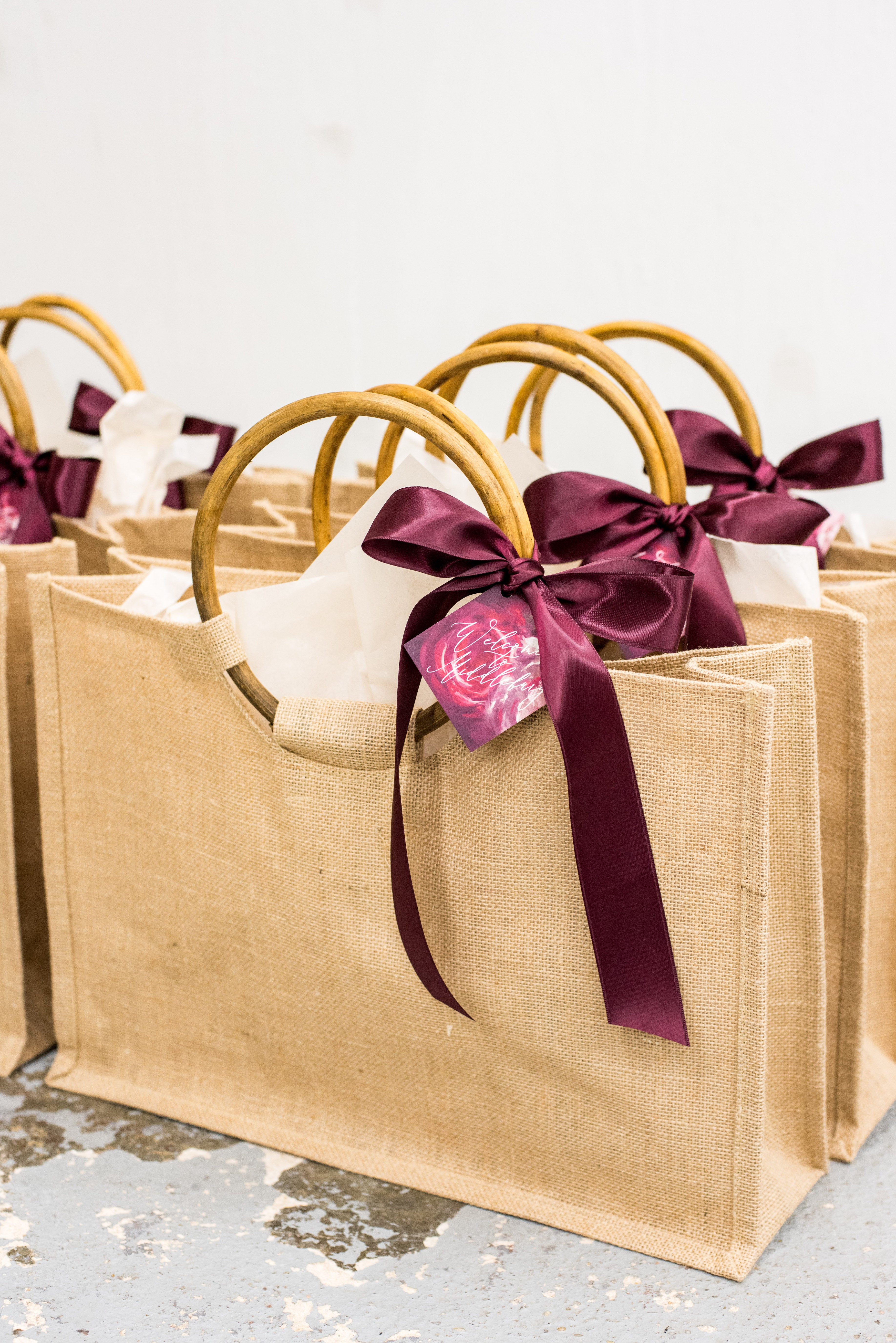 Skip wedding favors and give wedding welcome gifts