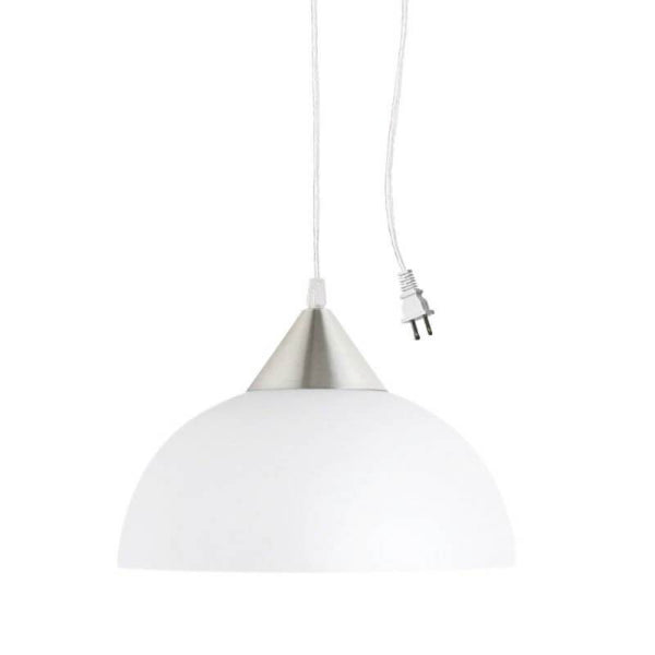 1 Light Plug In Adjustable Pendant Light