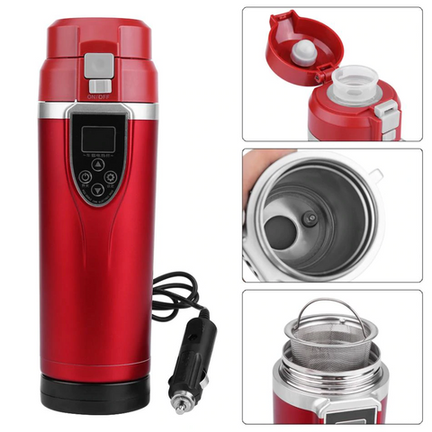 Car Heating Cup Electric Kettle Thermos (350ml) – Coolcat Gadget