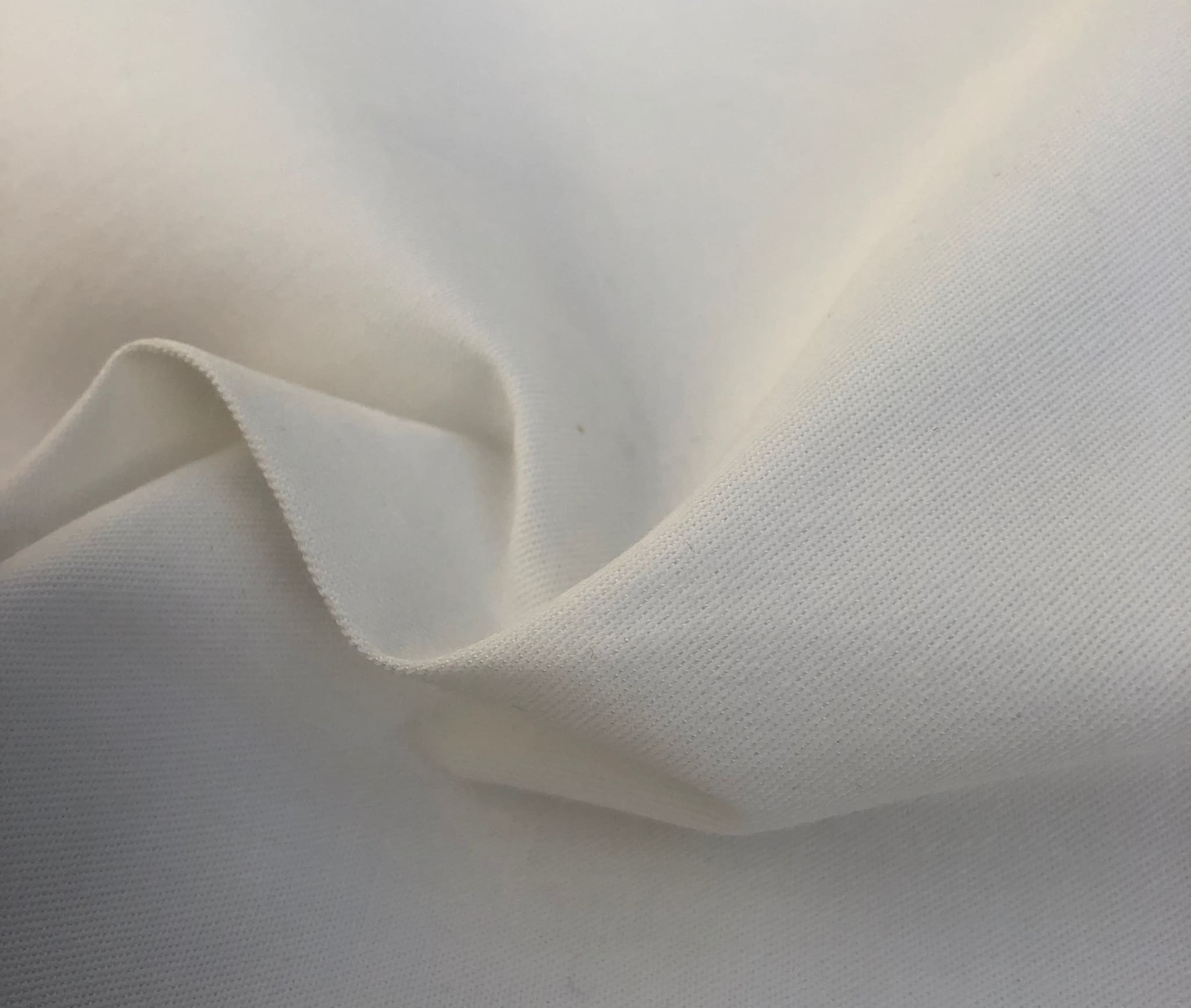 58 PFD White Greige Goods 100% Cotton Heavy Woven Fabric By the Yard