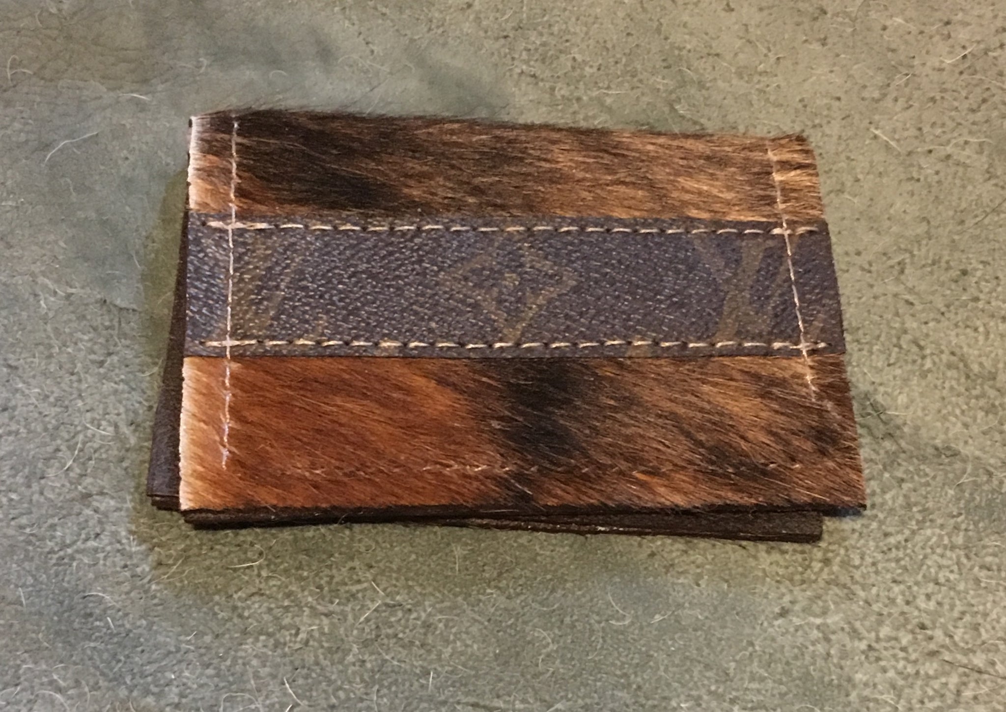 Credit Card Wallet-Repurposed Louis Vuitton – Thistle & Feather
