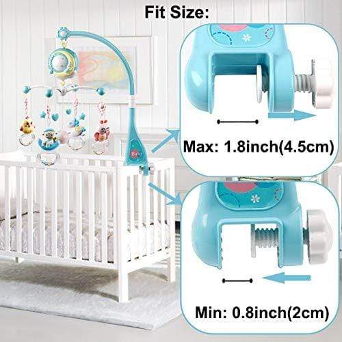 Baby Crib Musical Mobile Projector Bed Hanging Toys Lullaby