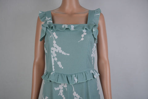 Floral Print Wide-Leg Jumpsuit