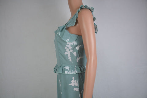 Floral Print Wide-Leg Jumpsuit